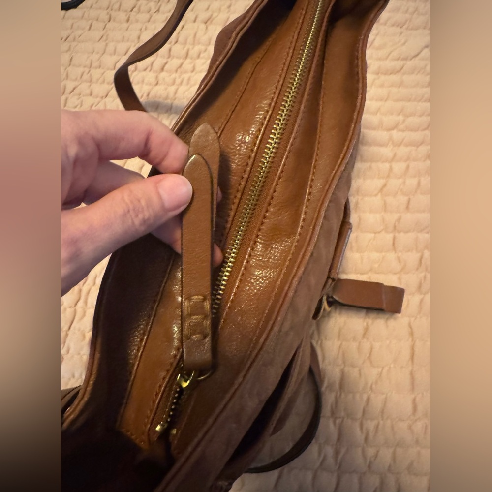 Frye Modern Ring Crossbody Cognac - Picture 7 of 7